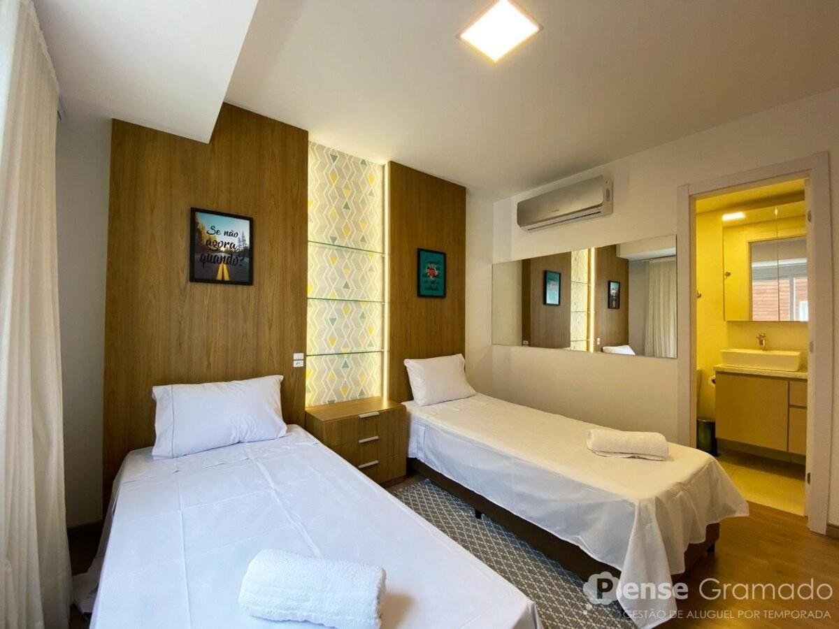 Apartamento 2 Suites - 650M Da Rua Coberta Gramado Exteriör bild